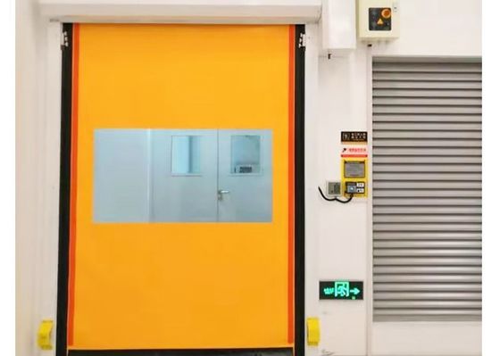 5000mm PVC High Speed Roller Shutter Door 50Hz Self Repairing