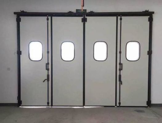Steel Industrial Sliding Folding Doors Customized 25m Width 9m Height