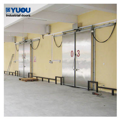 Warehouse Manual Sliding Door aluminum Frame EPDM 0.5mm Sheet With Locks