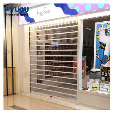 Polycarbonate PC Crystal Transparent Roller Shutter Door 7m width 6m height