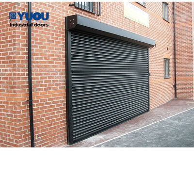 Industrial Commercial 12m/Min Rolling Steel Shutter Door Self Storage Manual Galvanized Slat
