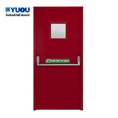 Metal Fireproof Security Door 1.0mm leaf Galvanized 0.5h rating For School