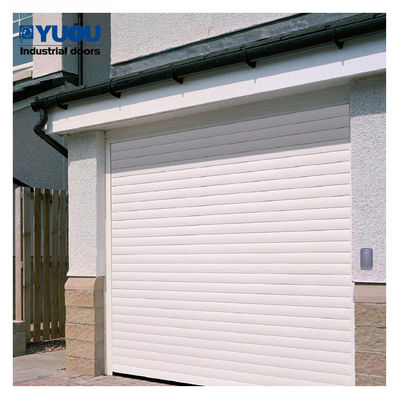 Garage 6m Aluminium Roller Shutter Doors manual electric 50dB Sound insulation 60HZ