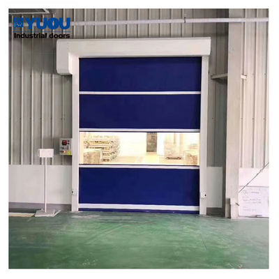 Car Wash 1.0mm High Speed Roller Shutter Door With Radar Sensor And Pull Switch