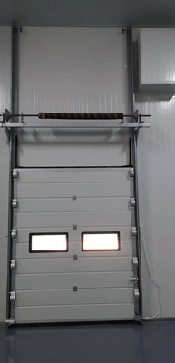 Large Auto Lift 40mm Panel Steel Sectional Door Motorized