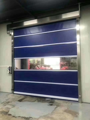 High Performance PVC Fabric Rolling Up Door Rapid Automatic