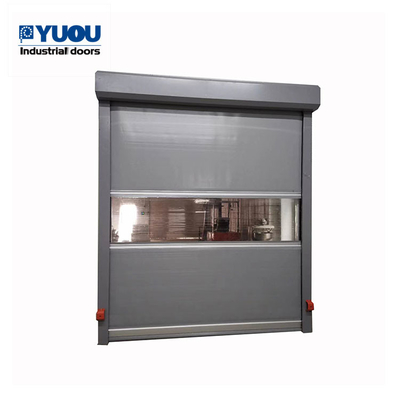 PVC Curtain High Speed Rolling Shutter Door for Car Washing Room