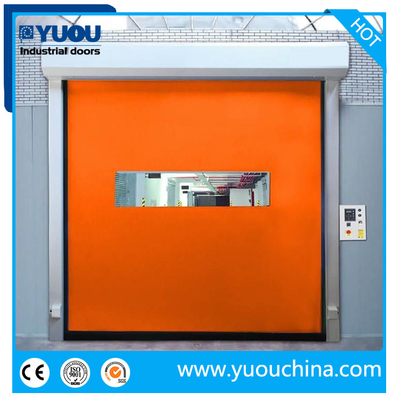 Industrial Auto Recovery Self-repairing Airtight PVC High-speed Rapid Roller Shutter Doors for Anti-dust Cleanroom