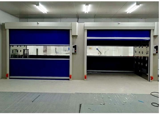 China factory clean room PVC Curtain High Speed Rolling Shutter Door