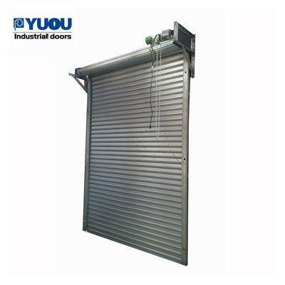 Remote Control Steel Roller Shutter Door 220V Galvanized 12x12 Roll Up Door 5m/min