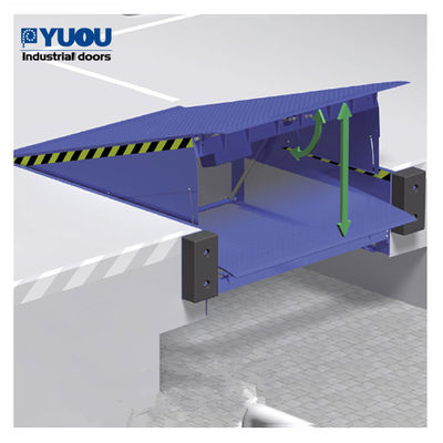 Hydraulic 10t 12t Loading Dock Leveler Hinged Plate 400mm Lip For Logistic Park