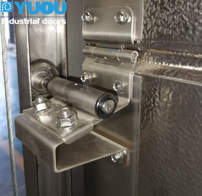 China Sliding Sectional Overhead Industrial stainless steel Door