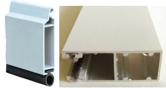 De industriële Automatische Gemotoriseerde Deur van het de Rolblind van de Aluminiumlegering Lucht voor Pakhuisgarage